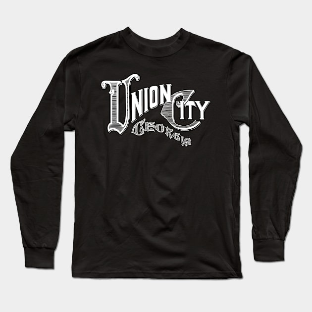 Vintage Union City, GA Long Sleeve T-Shirt by DonDota